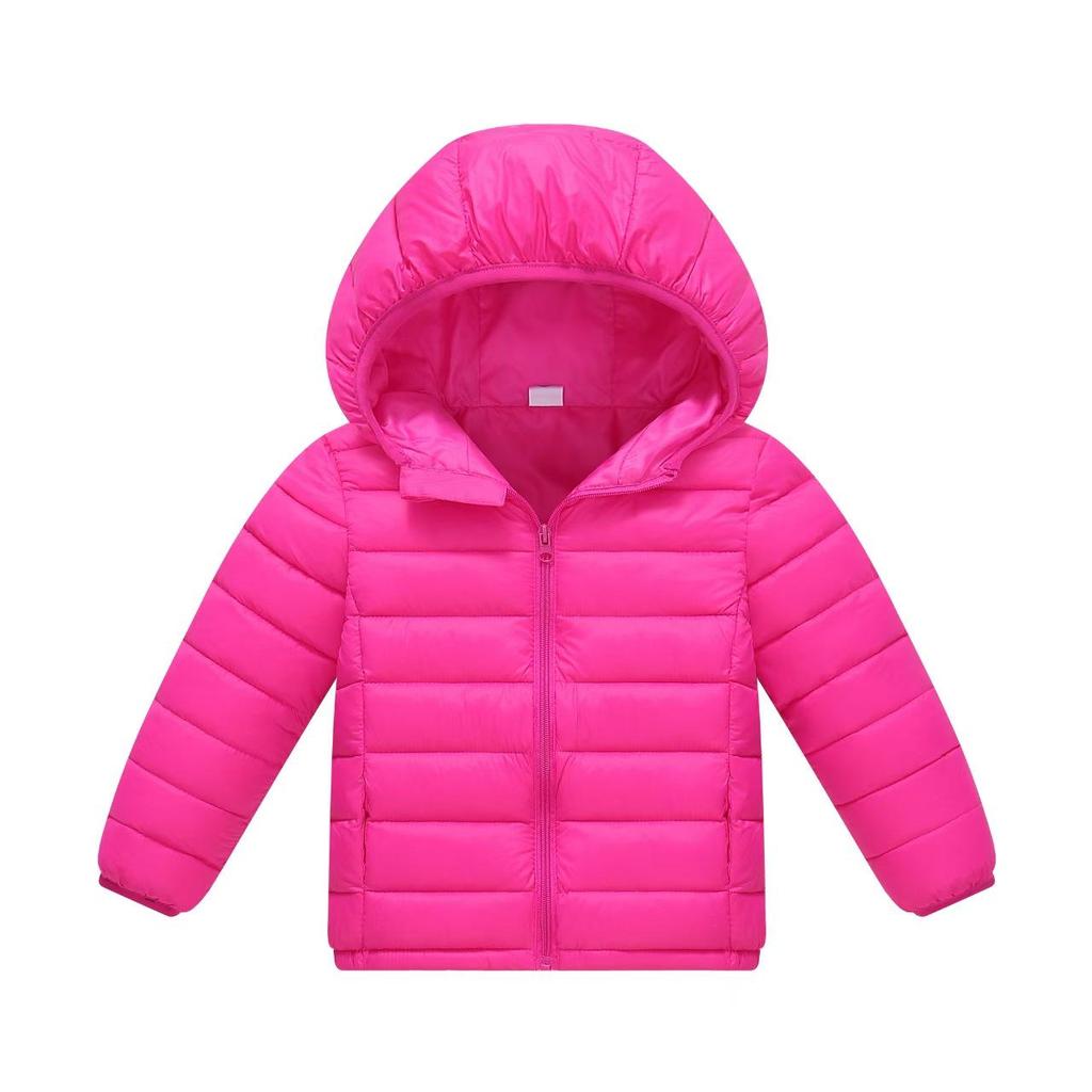 Nuova Giacca Leggera Imbottita in Cotone per Bambini e Bambine, Autunno/Inverno, Taglie Medie e Grandi, Capospalla Caldo, Disponibile