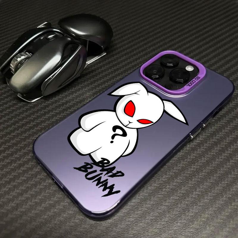 Bad-Bunny Love X100pre Coque For Apple iPhone 16 14 15 11 Pro Max Plus Case 12 13 Mini 16e Shockproof Phone Cover Bunnys