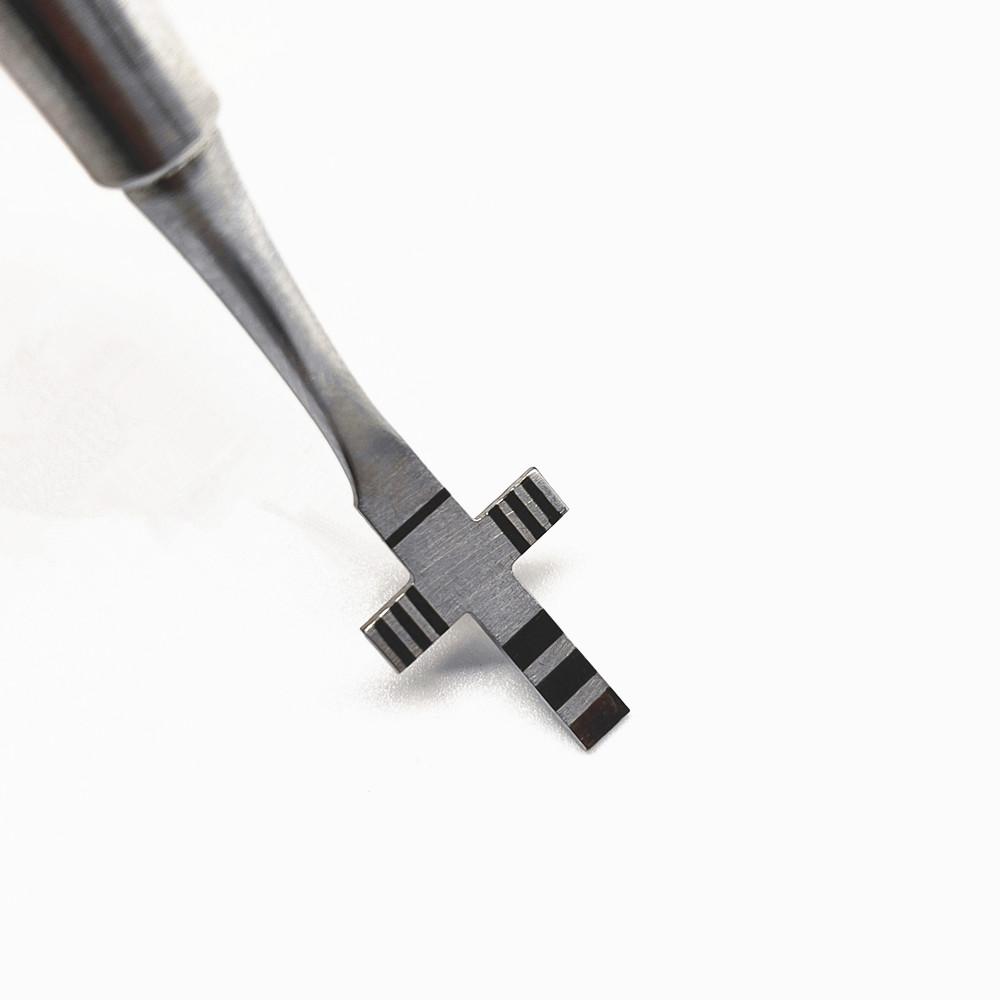 Dental Kieferorthopädische Ästhetische Zähne Krone Proportional Gauge Zahnarzt Implantat Mess Lineal Messschieber Edelstahl