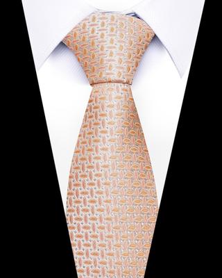Men's Business Professionals Striped Tie Wedding Suit Accessories Polyester Tie Men