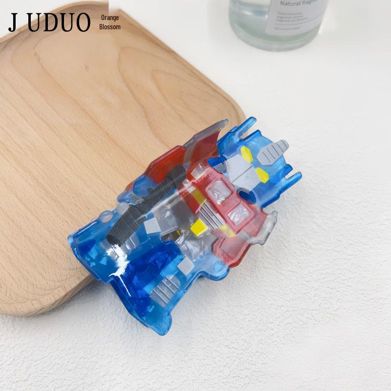 

Акриловый зажим для волос в виде робота серии Bumblebee Optimus