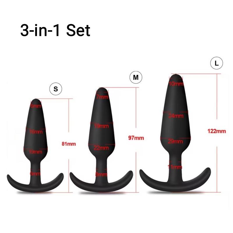 Analplug Bullet Vibrator Sexspielzeug für Männer Frauen Prostatamassager Sichere Silikon-Buttplugs Intime Produkte für Erwachsene