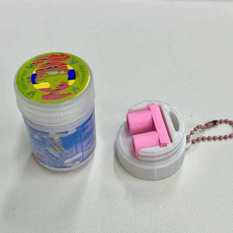 1Pcs Folding Herbal Inhalant Inhaler Cap Mini Essential Oil Perfume Inhaler Dispenser Bottle Thai Traditional Nasal Can Inhaler