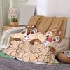 1pc,"Charming Chip 'n Dale Blanket Perfect for Home Decor, Couch Cover, Outdoor Use, Travel , Office Nap