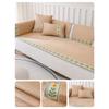 Summer Sleeping Mat Sofa Cushion Cooling Mat for Summer Popular Solid Wood Leather Sofa Cover Slipcover Full Covered Cushion