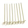 100pcs 9/12/15cm Cocktail Bamboo Skewers Looped Knot Cocktail Picks  Party Decorative