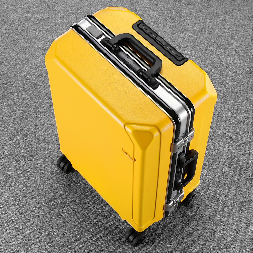 2025 Durable 20" Carry-on Aluminum Suitcase with Universal Wheels for Men and Women
