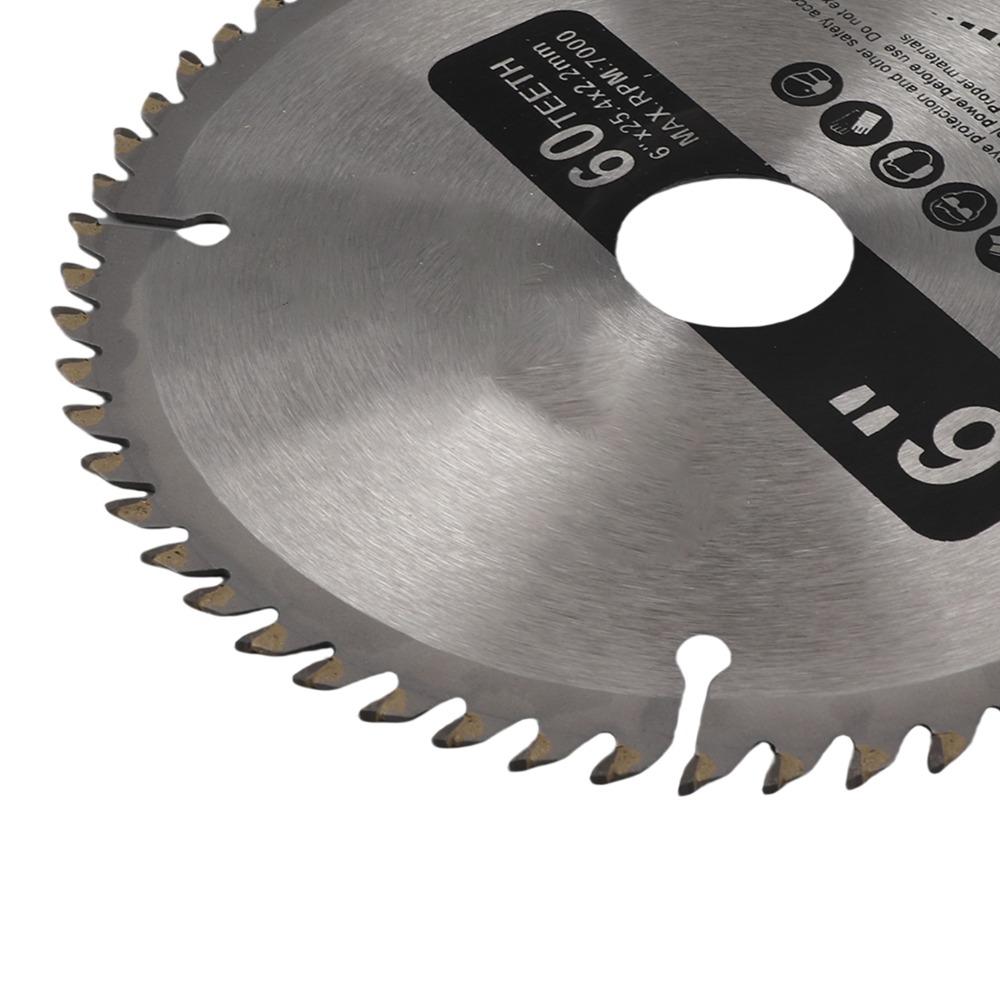 60 Teeth / 60-Tooth Circular Saw Blade 25.4mm Arbor Carbide Saw Blade Cutting Disc  Plastic Cutting