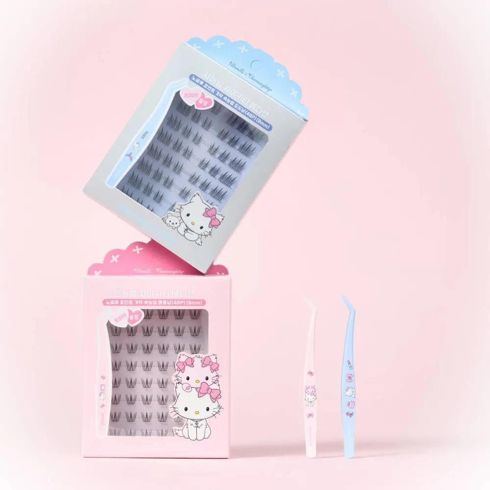 [Charmmy Kitty Edition] Fillimilli No-glue Point Piece Eyeashes (+Tweezer) [Shinning Charmmy Kitty] Dodonang (+Tweezer)