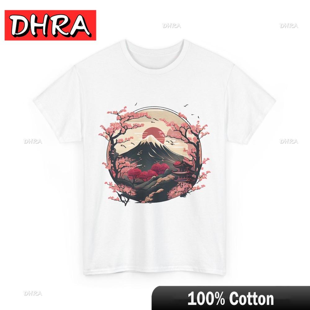 

Japanese Art T-Shirt Cherry Blossoms Japanese Culture Lovers Women Men Shirt Unique Tshirts Chic Classic Unique Tops Soft Tee S