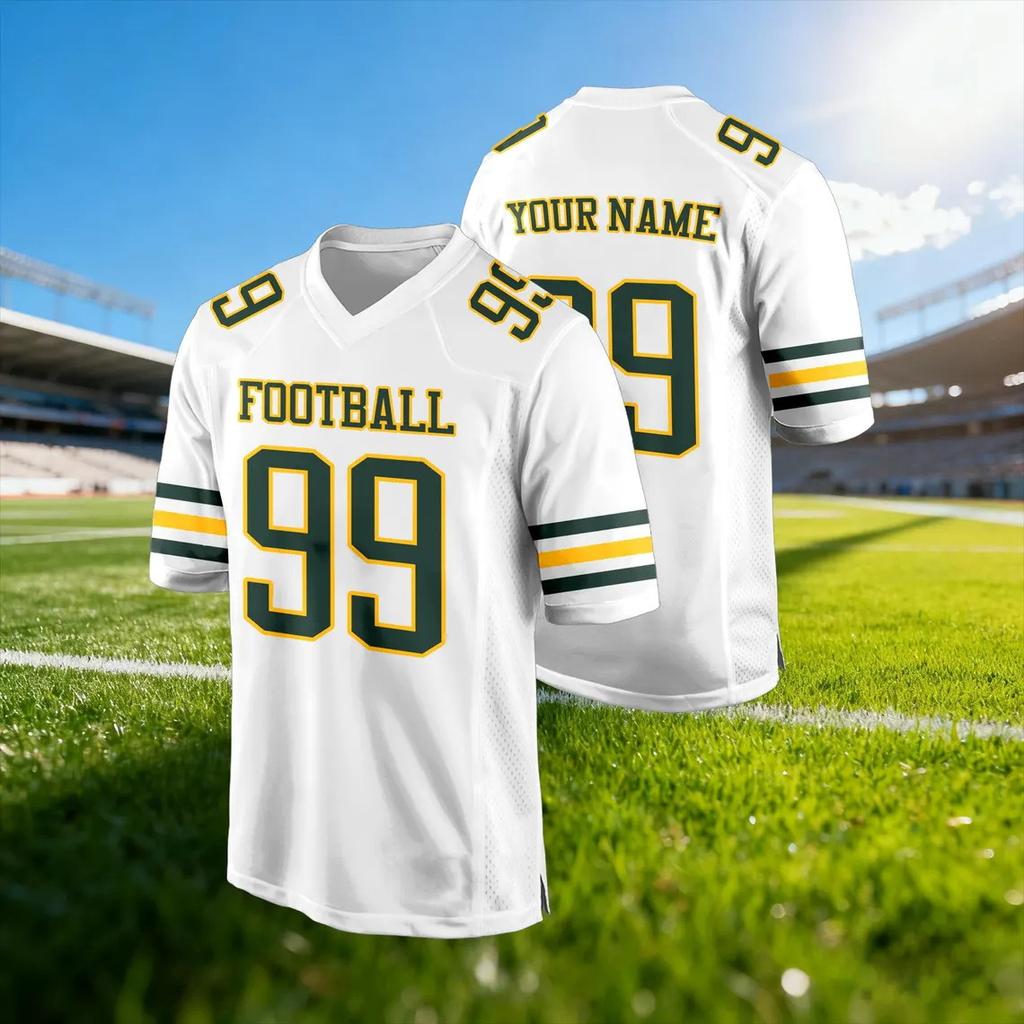 Football Jersey, Short-Sleeved American Football Jersey, Game Training Nfl Jersey, Pittsburgh Steelers
