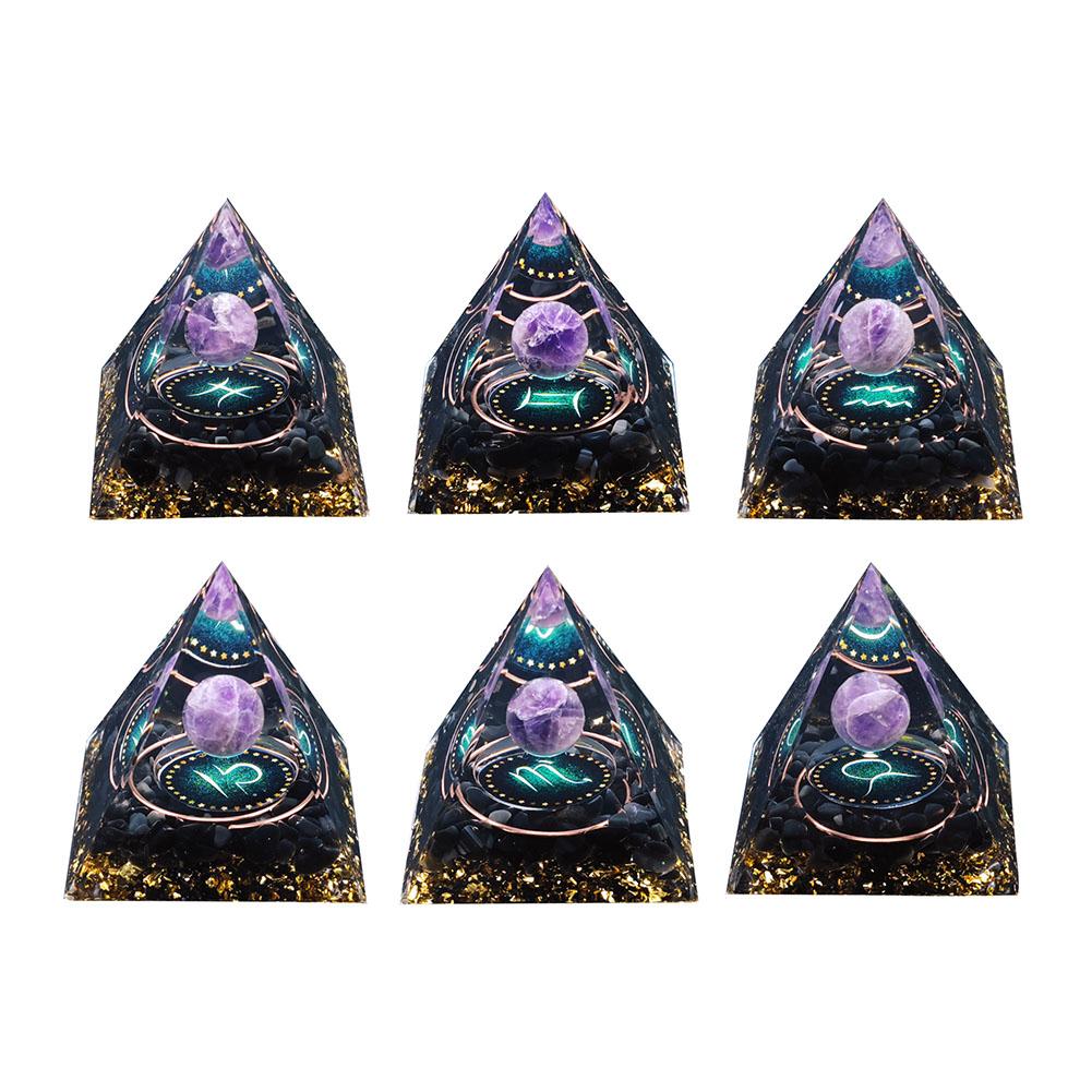 

Созвездие Оргонит Пирамида Исцеляющие Кристаллы Энергетическая Чакра Камни для Медитации для Детей Подарок на Праздничную Вечеринку