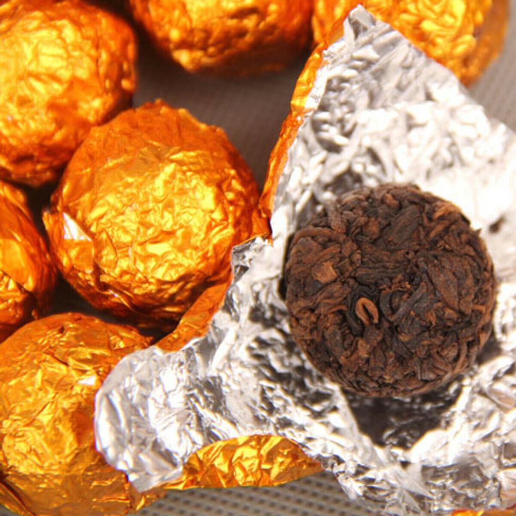 220g Cooked Puer Tea Handmade Dragon Ball Gift Tea Ripe Pu Erh Tea Old Tree Tea