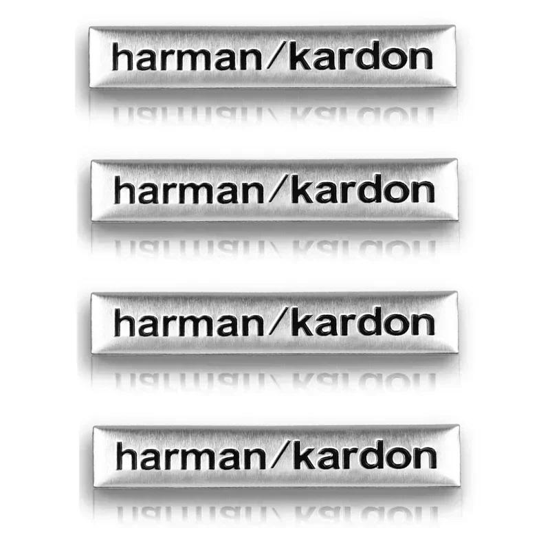 

For BMW Mercedes Benz AMG Alfa Romeo Renault Mazda Toyota Ford Lada 3D Aluminum Harman/Kardon Badge Emblem Car Audio Stickers