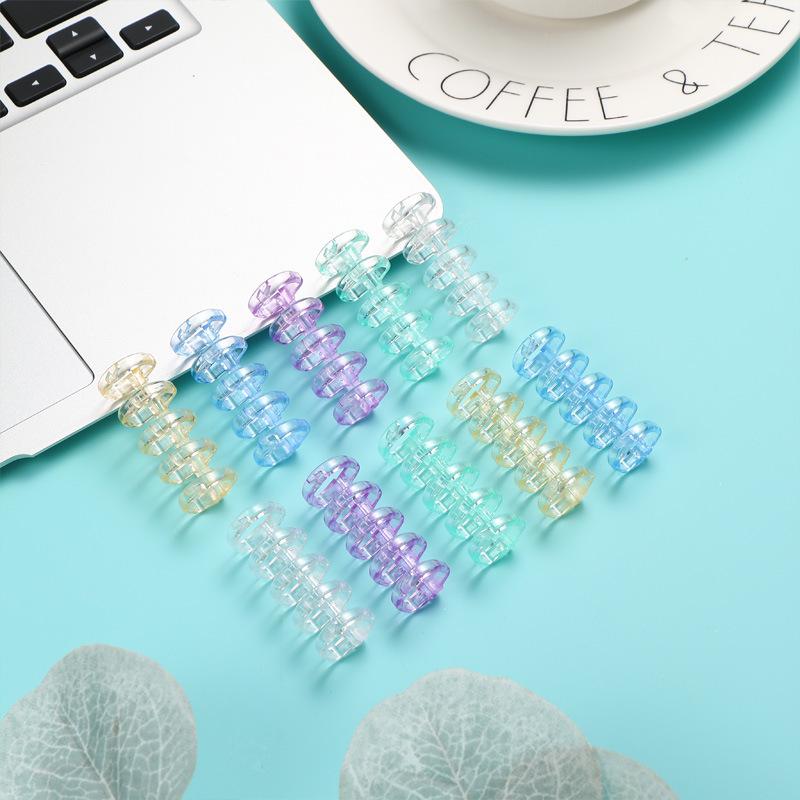 Original Wuyou 5-Hole Detachable Plastic Loose-Leaf Binding Ring Set