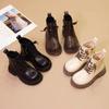 2025 Winter Kids' Martin Boots: Soft Leather, Double Cotton Fleece, Versatile, Soft Sole, Thickened for Boys