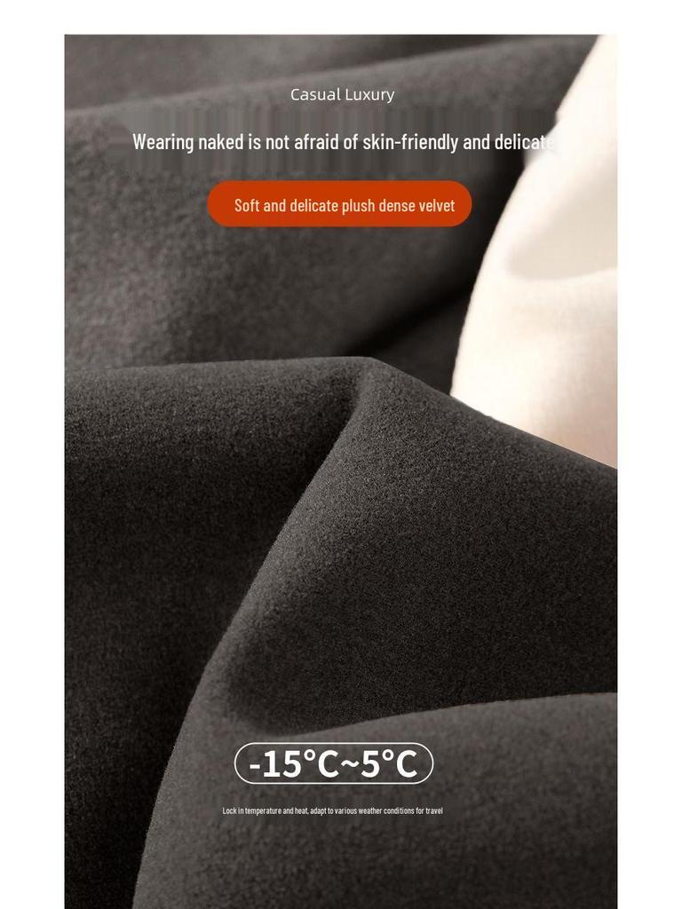 Unisex Thermal Half-Turtleneck Long Sleeve Tee for Autumn/Winter