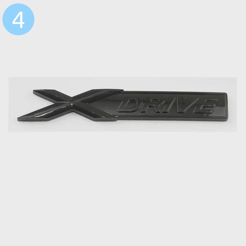 Auto ABS XDrive Kofferraum Kotflügel Tür Logo Abzeichen Emblem Aufkleber Styling Aufkleber Für B-M-W X1 X3 X4 X5 X6 X7 E84 F48 F25 G01 F15 G05 E71