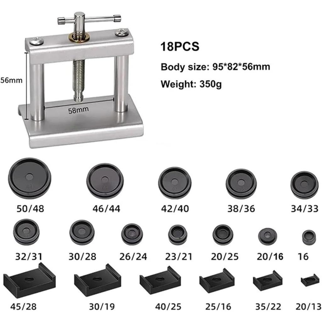 1set Professional Metal Watch Case Press Set