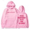 Independent Station Large Size Male Female Alphabet Street Hooded