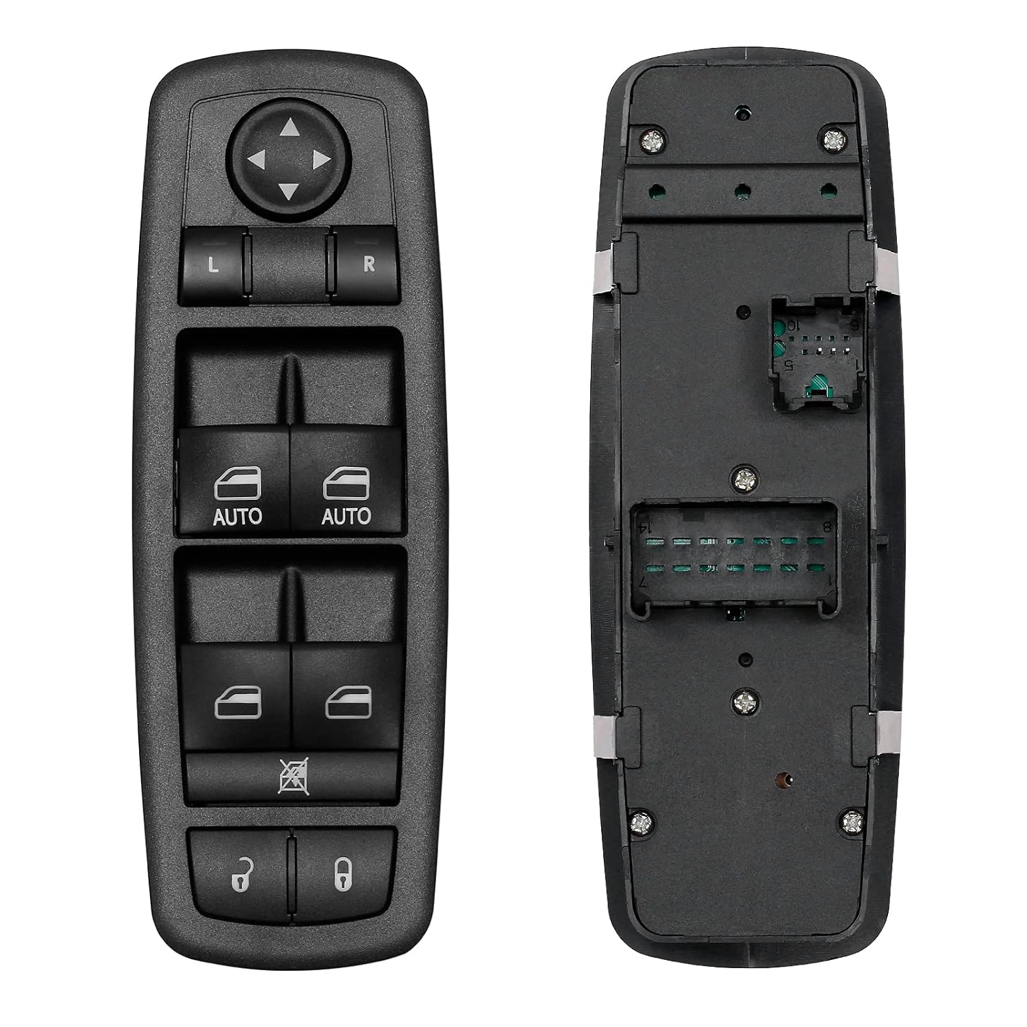 Master Power Window Switch | 3 P + 0 P Check Required | Replacement For 2012 – 2017 Dodge Grand Caravan, Chrysler Town & Country | Replaces#