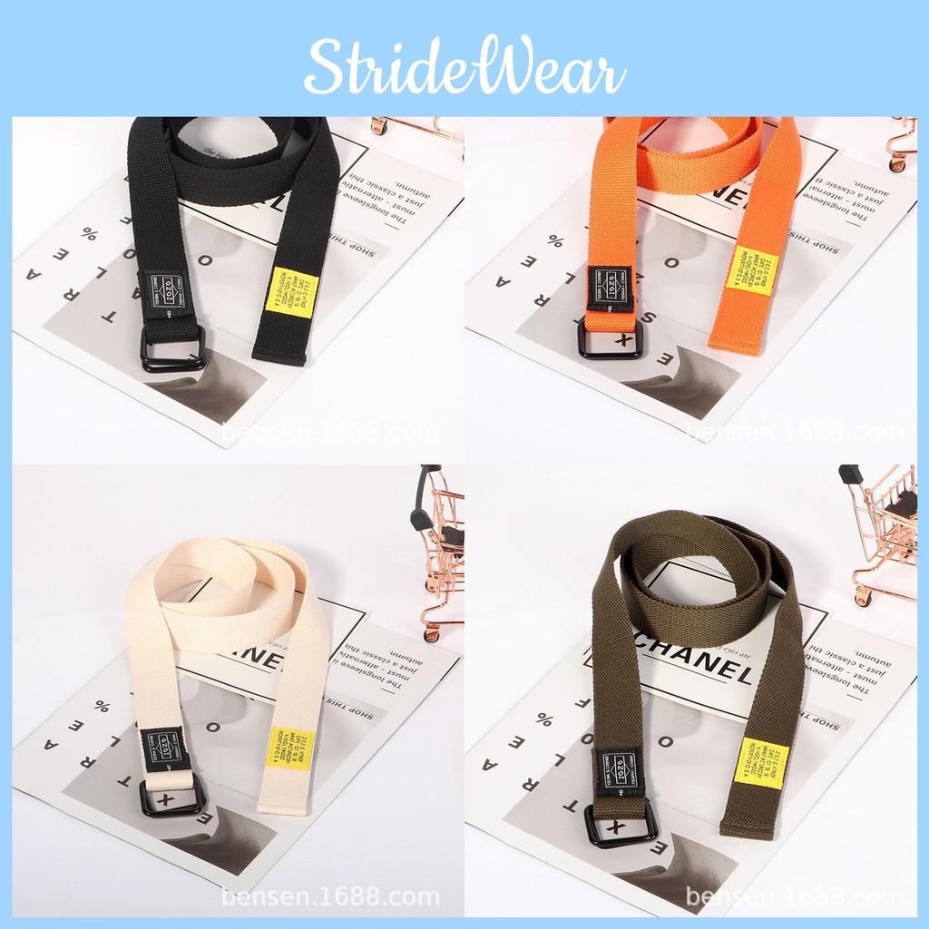 Cargo Belt Unisex Pants Canvas Waistband Extended Length Pants Students Strap