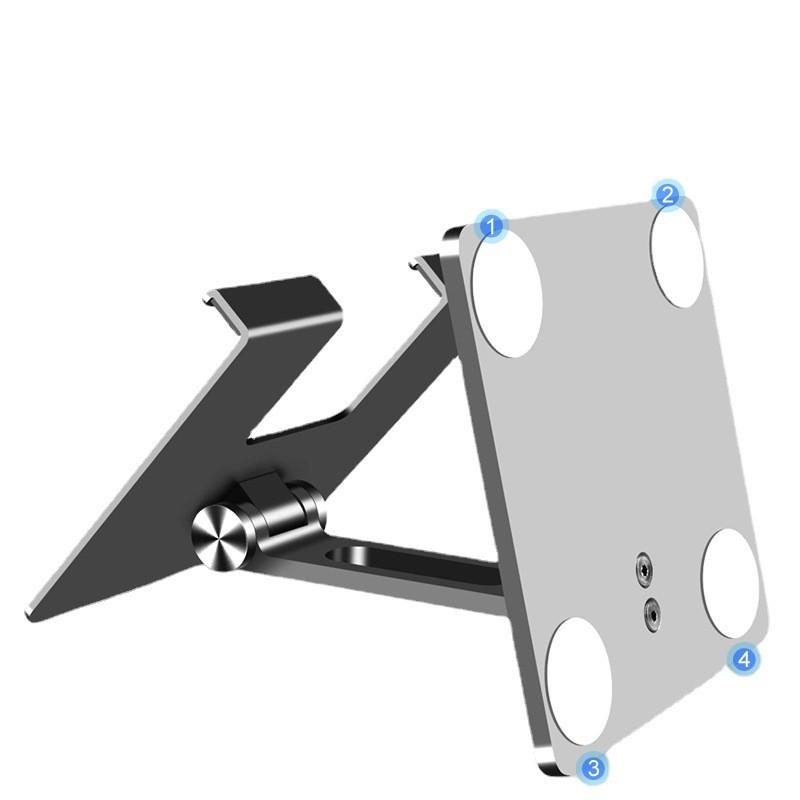 Adjustable Folding Tablet Stand IPad IPhone Desktop Holder Aluminum Alloy 360 Rotation Desk Mount
