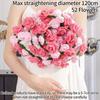 Multicolored Pointed-Angled Rose Bouquet Blankets Hand-Knitted Crocheted Rose Sofa Blankets Wedding Valentine Girlfriend Gifts