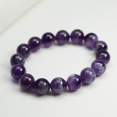 Natural Crystal Bracelet for Women, Dreamy Amethyst Bead Bracelet DIY Shangan Purple Natural Gemstone Friendship Bracelet
