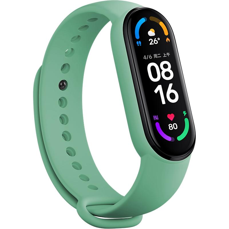 Strap for Xiaomi Mi Band 6 7 Bracelet Sport Silicone Watch Wristband Miband Band6 Band4 Correa For Xiaomi Mi Band 3 4 5 7 Straps