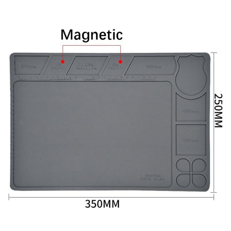 Heat Resistant Soldering Mat,Repair Platform Electronic Repair Desk Mat, Silicone Work Mat for Phone PC