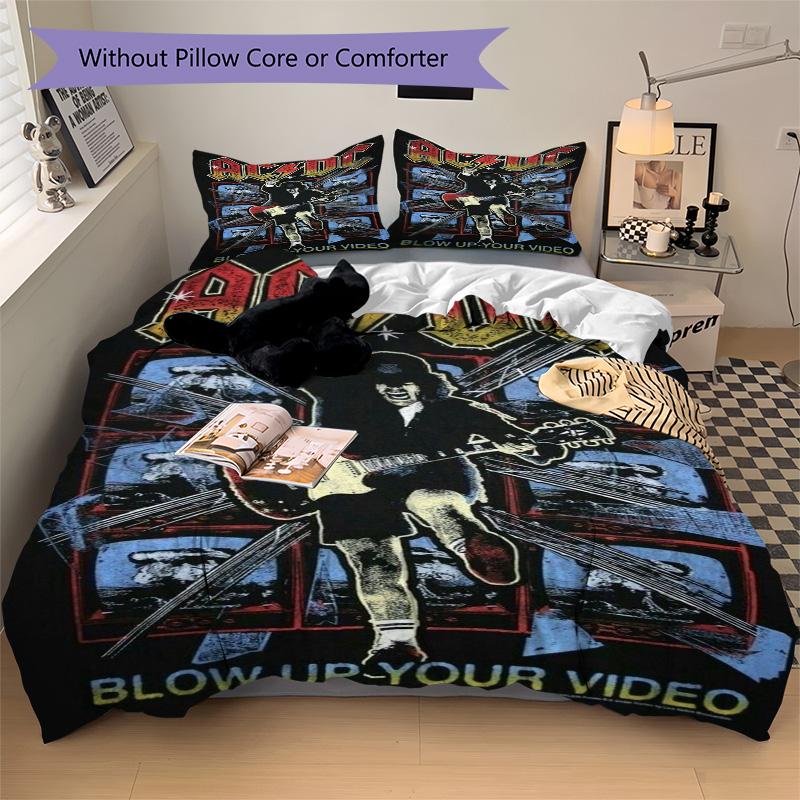 Blow Up Video Bedding 3 Piece Set HD Print Duvet Cover Pillowcases for Teens Adult Bedroom Decoration Christmas Gift