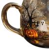 Tazza di Vetro di Halloween Spettrale Fantasma Zucca Tazza da Caffè con Manico Accessori per Bevande per Espresso Tè Caffè