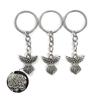 30Pcs/set Novel Fashion Angel Keyrings Alloy Pendant Wedding Birthday Party Gift
