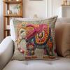 Short Plush Material Pillowcaseadorable 2D Flat-Printed Animal-Patterned Cushion Covers For Cozy Decor! Sofa Seat Mattress Cover
