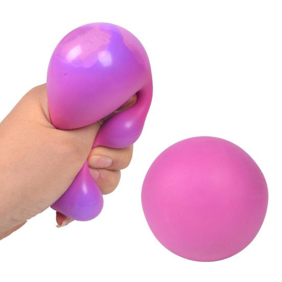 Ball Squeeze Toy Super Soft TPR Colorful Ball Quick Rebound Pinch