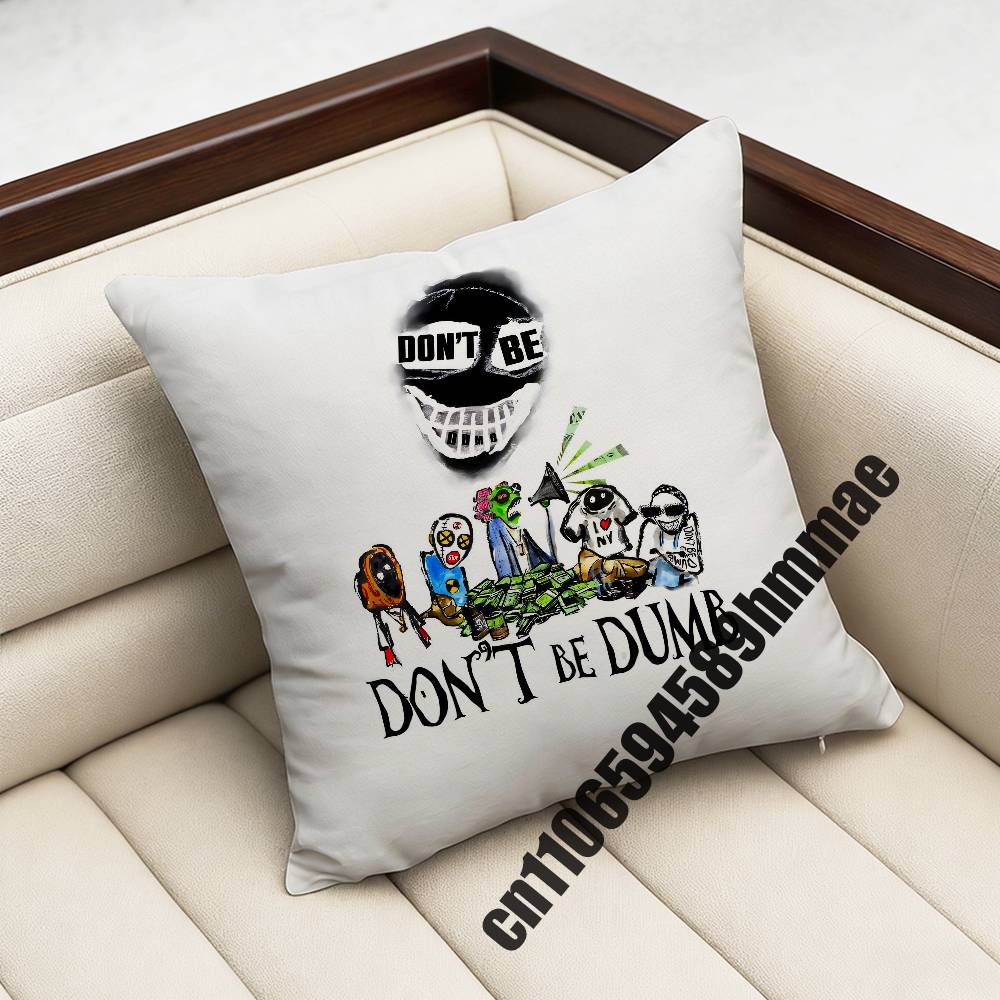 For A-A$Ap Rocky Dont Be Dumb A-Asap Throw Pillow Case Sham 45X45Cm 40X40Cm Square Car Pillowcase Pad Cushion Cover