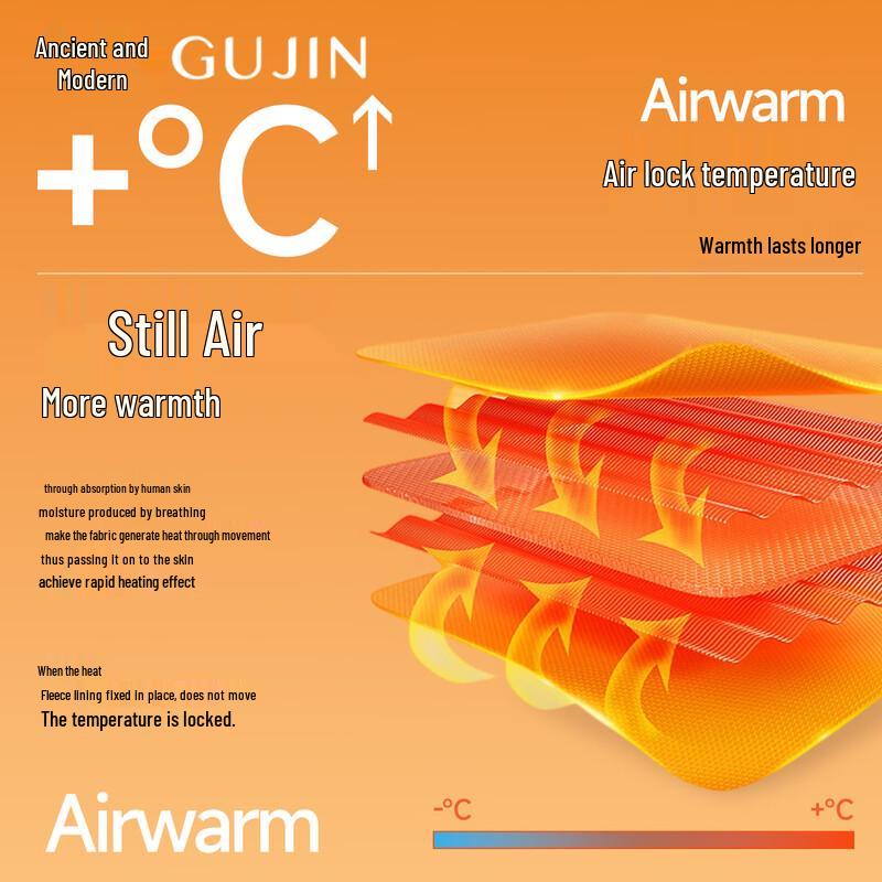 GUJIN Men's Thermal Underwear Set