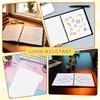 Blank Write On Binder Dividers for 3 Ring Binder, 1/5 Cut Tabs Letter Size White Binder Separators with 5 Tabs 8.5 X 11 File 3 Hole Punch Page