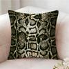 Snake Print Pillow Case Pillowcase, Double-sided Printed, Sofa Cushion, Bedroom Headboard Pillow