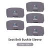 Car Suede Safety Belt Buckle Protector Cover Interior Accessories For Volvo AWD C30 C70 S60 S80 T6 V40 V50 V60 V70 V90 XC60 XC90