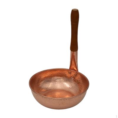 23cm Copper Saucepan for Kitchen Cooking and Boiling