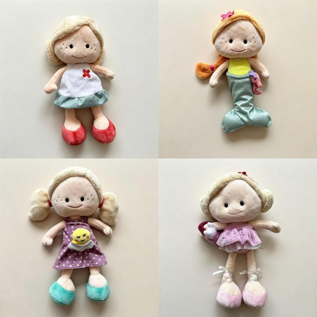 Plush Therapy Doll With Dress For Kids Girls And Boys