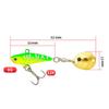 Mini Size Vibration Spinner Metal Construction Mini VIB New Design Spoon Lure  Freshwater Fishing