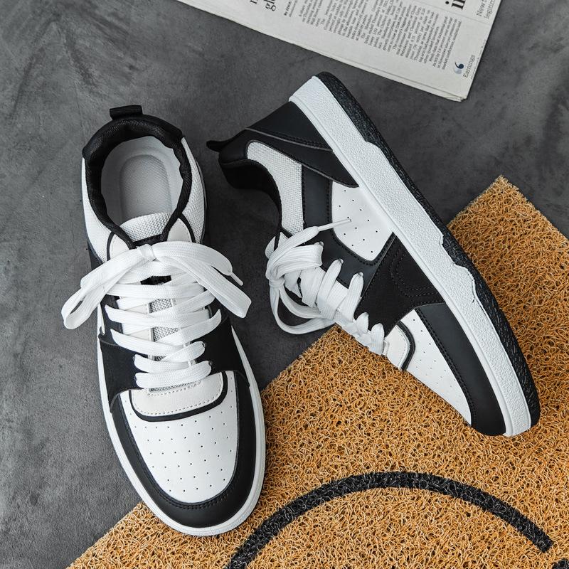 Versatile niche board shoes men's trendy shoes men's panda color matching boys' sports style casual shoes low-top trendy men's shoes