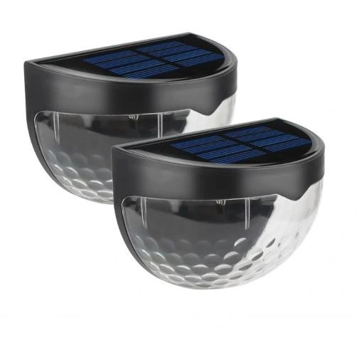 2 Sztuki Lampa Solarna Kinkiet Ścienna Elewacyjna Ogrodu Lampka Led