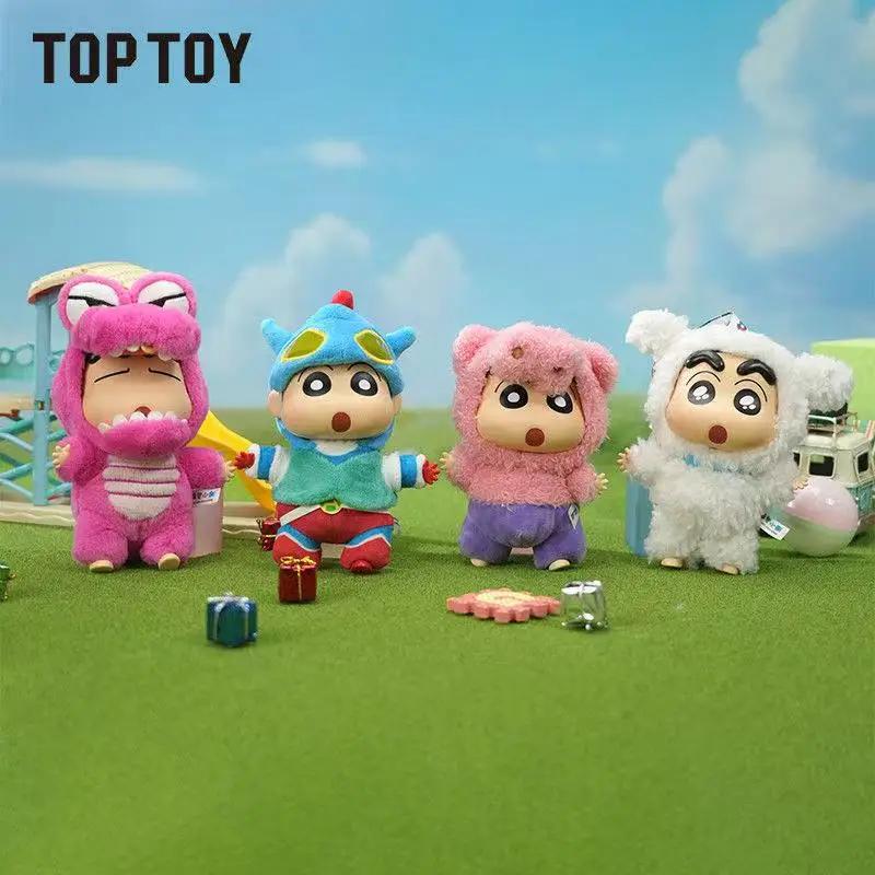 @@_% Crayon Shin-Chan Blind Box Costume Party Series Vinyl Doll Anime Action Figure Mystery Box Collection Model Toy Gift_%