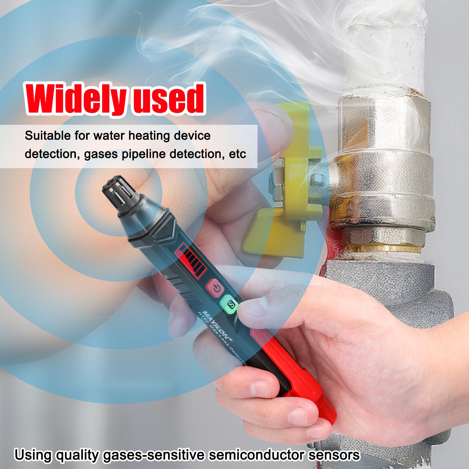 

Handheld Combustible Gases Leak Detector Natural Gases Leakage Tester Portable PPM Meter Combustible Gases Analyzer Pen HT59 разноцветный