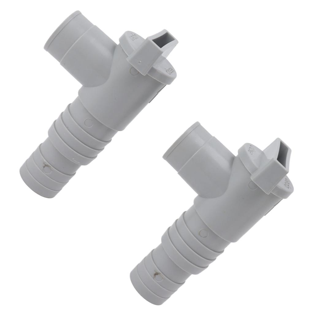 Pool-Absperrventil PVC Einfache Installation Pool-Plungerventile Ersatz für 32-mm-Schlauch angeschlossen