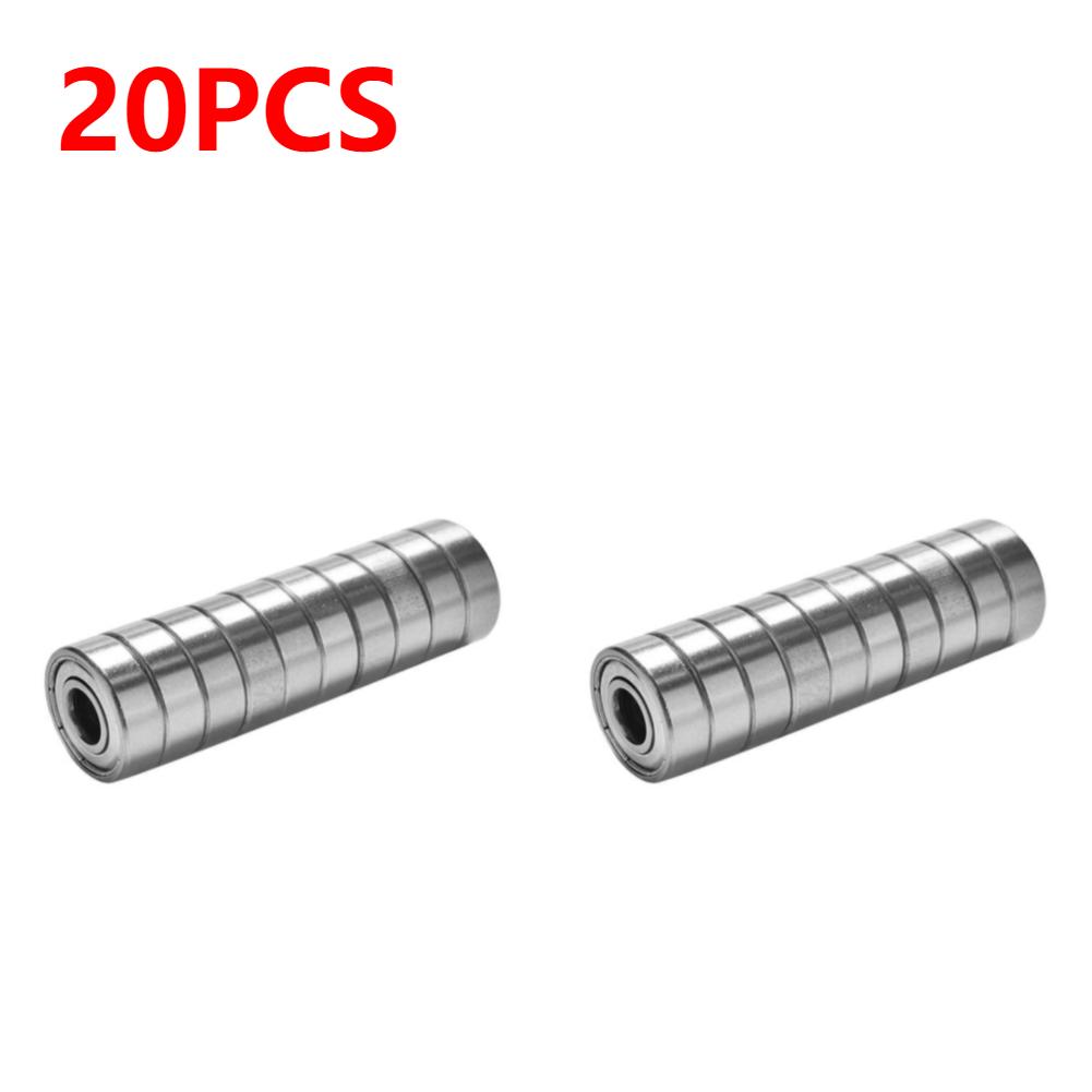 100-10Pcs 608ZZ Metal Double-Shielded Miniature Deep Groove Skateboard Ball Bearings 8x22x7mm for Skateboards Inline Skates